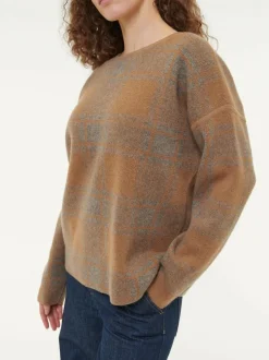 Pullover aus Yak und Kamelhaar, 70 yak jacquard/karo, S
