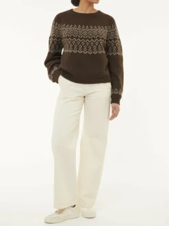 Pullover aus Yakhaar, 67 espresso, S