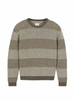 Pullover aus Yakhaar und Schafwolle, 66 yak mix natur/hasel, S