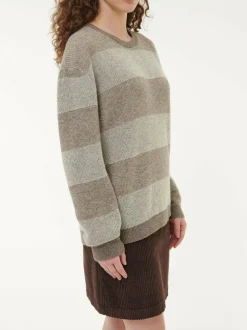 Pullover aus Yakhaar und Schafwolle, 66 yak mix natur/hasel, S