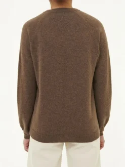 Pullover aus Yakhaar und Schafwolle, 83 yak intarsia mittelbraun/hasel, S