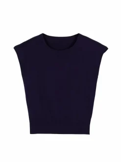 Pullunder aus Bio-Baumwolle, 39 royalblau, S, GOTS