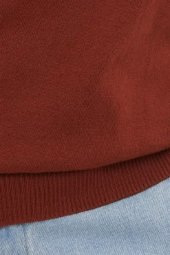 Pullunder aus Bio-Baumwolle, 76 mahagoni, S, GOTS