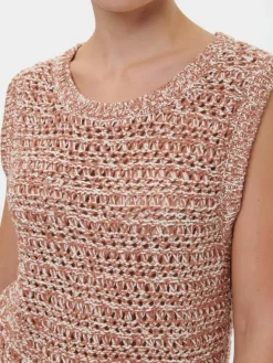 Pullunder aus Bio-Baumwolle, 86 brown/offwhite, S, GOTS