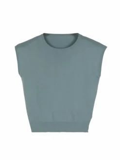 Pullunder aus Bio-Baumwolle, 29 seegrün, S, GOTS