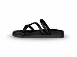 Riemchensandale aus Bio Leder, 01 schwarz, 38