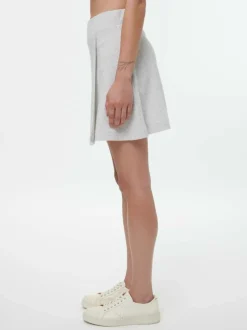 Rock aus Bio Baumwolle, 04 grau melange, S, GOTS