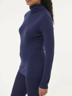 Rollkragenshirt aus Bio Wolle, 39 royalblau, S, GOTS