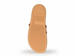 Sandale aus Bio Leder und Textil, 23 kastanie, 38