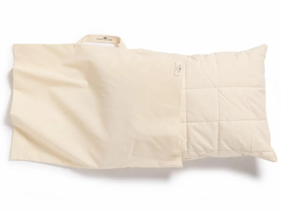 Schlafkissen Alpaka/Schurwolle, mittel, 60 x 80 cm