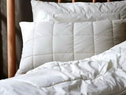 Schlafkissen Baumwolle/Latexflocken hoch, 40 x 80 cm