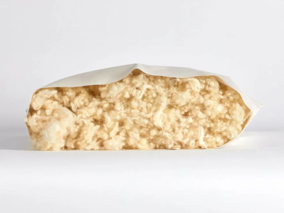 Schlafkissen Schafschurwolle Pur, Standard, 40 x 60 cm, GOTS