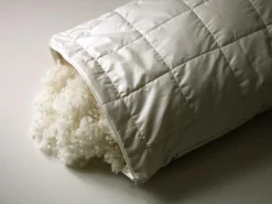 Schlafkissen-Hülle, Inlett mit Baumwolle versteppt, mit Reißverschluss, 40 x 60 cm