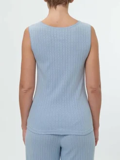 Schlafshirt aus Bio-Baumwolle, 92 meerblau, M, GOTS