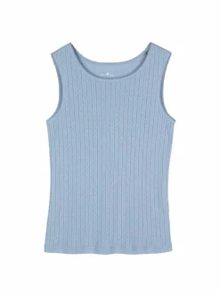 Schlafshirt aus Bio-Baumwolle, 92 meerblau, M, GOTS