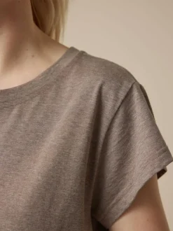 Schlafshirt aus Bio-Baumwolle, 95 kaffee melange, L, GOTS