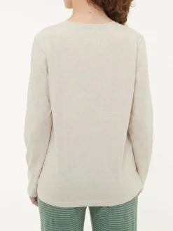 Schlafshirt aus Bio-Baumwolle, 14 natur melange, S, GOTS