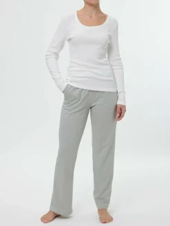 Schlafshirt aus Bio-Baumwolle, 11 weiss, S, GOTS