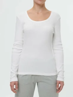 Schlafshirt aus Bio-Baumwolle, 11 weiss, S, GOTS