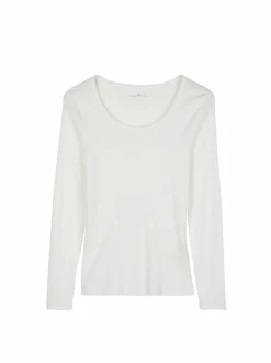 Schlafshirt aus Bio-Baumwolle, 11 weiss, S, GOTS