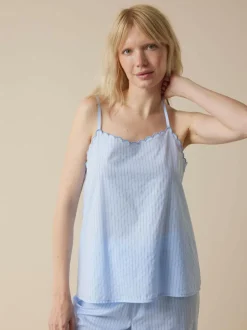 Schlaftop aus Bio-Baumwolle, 93 himmelblau, S, GOTS