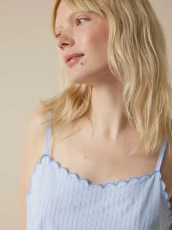 Schlaftop aus Bio-Baumwolle, 93 himmelblau, S, GOTS