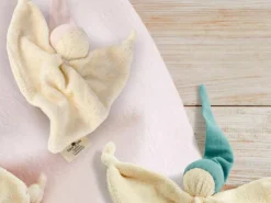 Schmusewichtel, eisblau, 100 % Baumwolle, GOTS