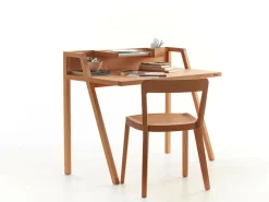 Schreibtisch Pureto B 100 x T 55,2 x H 88,1 cm, Buche