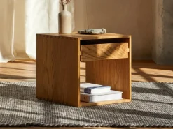 Schubladenbox Yunit Pur, mit 1 Lade, Buche