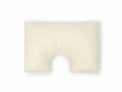 Schulterkissen mit Ausnehmung, gefüllt mit Latexflocken, 40 x 60 cm, GOTS, NATURTEXTIL BEST