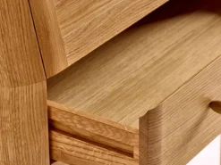 Sekretär Tonda inkl. 2 Stk. Innenladen 22x22x6,6 cm u. Pinwand aus Filz, B 80xT42,3xH 114 cm, Buche