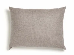 Set: Sofakissen mit Überzug, 55 x 70 cm, Überzug: Wollstoff Tano Natur (79), Füllung: 100 % Schurwolle , mit verdeckter Knopfleiste