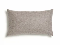 Set: Sofakissen mit Überzug, 30 x 50 cm, Überzug: Wollstoff Tano Natur (79), Füllung: 100 % Schurwolle , mit verdeckter Knopfleiste