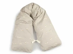 Set: Still- und Seitenschläferkissen mit Überzug, Frederik sand, 37 x 180 cm, Überzug: 100 % Baumwolle, Füllung: 100 % Schurwolle (Schaf), GOTS