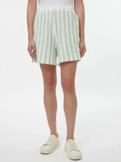 Short aus Bio Baumwolle, 51 pastellgrün/weiss ringel, S, GOTS