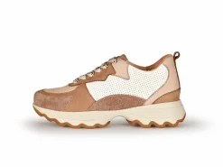 Sneaker aus Bio Leder, 21 nougat, 38