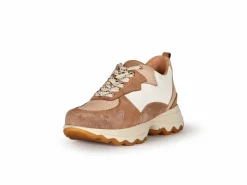 Sneaker aus Bio Leder, 21 nougat, 38