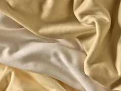 Spannleintuch HANNAH Pur, sesam, 90/100 x 190/200 x 15/21 cm, 100 % Baumwolle, Jersey, GOTS