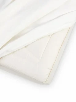 Spannleintuch KRISTIAN, natur hell, 90 x 200 x 19/35 cm, 50 % Leinen/50 % Baumwolle, GOTS