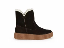 Stiefelette mit Wollfutter, 78 mokka, 38