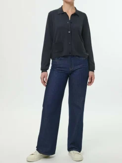 Strickjacke aus Bio-Baumwolle, 38 navy, S, GOTS