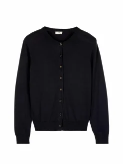 Strickjacke aus Bio-Baumwolle, 38 navy, S, GOTS