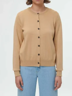 Strickjacke aus Bio-Baumwolle, 48 caramel, S, GOTS