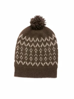 Strickmütze aus Yakwolle, 67 espresso, one size