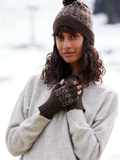 Strickmütze aus Yakwolle, 67 espresso, one size