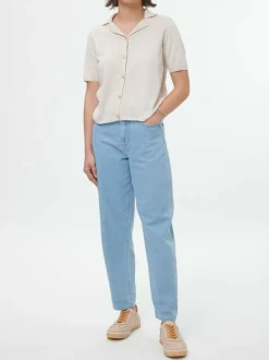 Strickshirt aus Bio-Baumwolle, 14 natur melange, S, GOTS