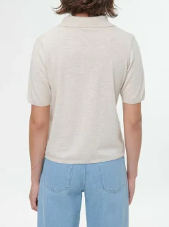 Strickshirt aus Bio-Baumwolle, 14 natur melange, S, GOTS