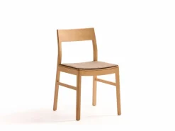 Stuhl Karim, mit Holz-Sitzfläche, Buche