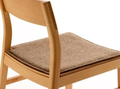 Stuhl Karim, mit Holz-Sitzfläche, Buche