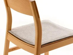 Stuhl Karim, mit Holz-Sitzfläche, Buche